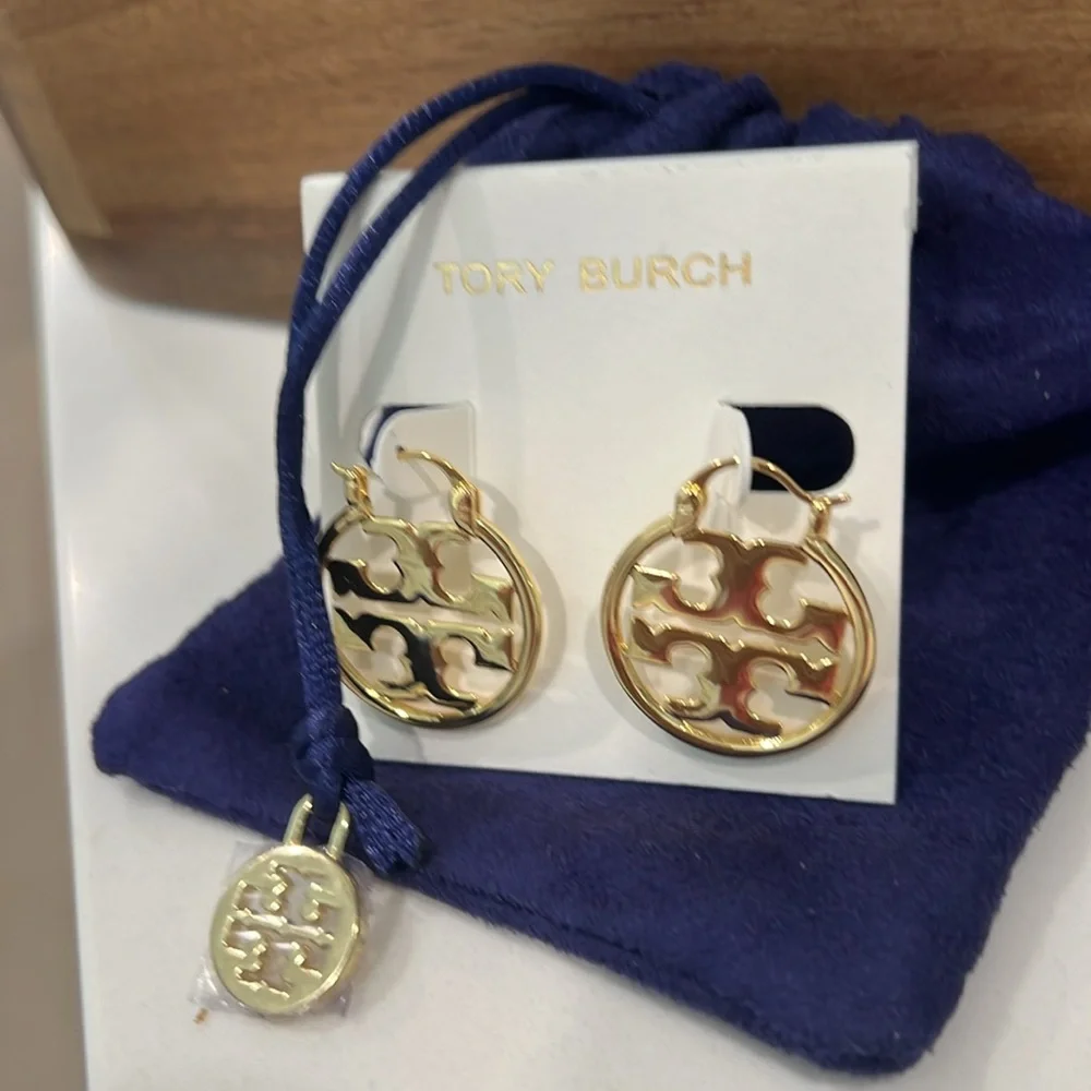 Tory Burch Miller Small Hoop.
